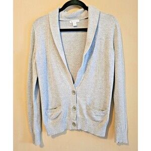 Gap Womens Gray Cardigan Sweater Size small  Made With Cashmere